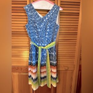 Dress barn Colorful printed dress